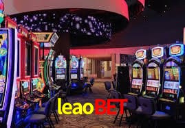 Variedade de jogos na leaobet